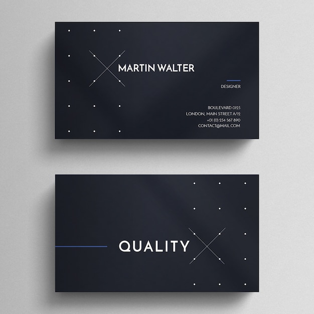 Modern business card template