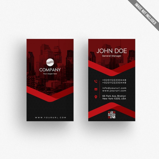 Modern business card template