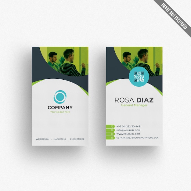 PSD modern business card template