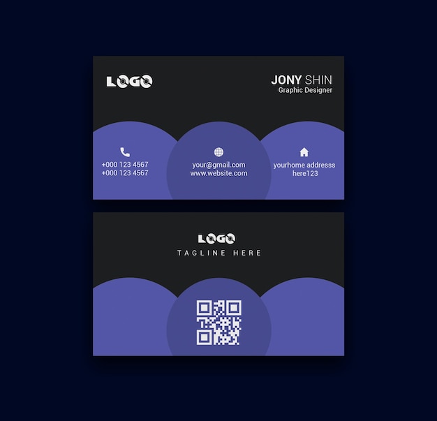 Modern business card template