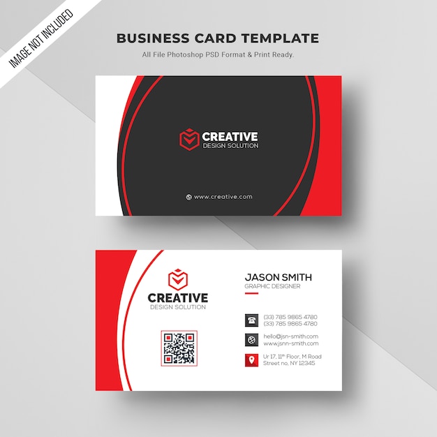 PSD modern business card