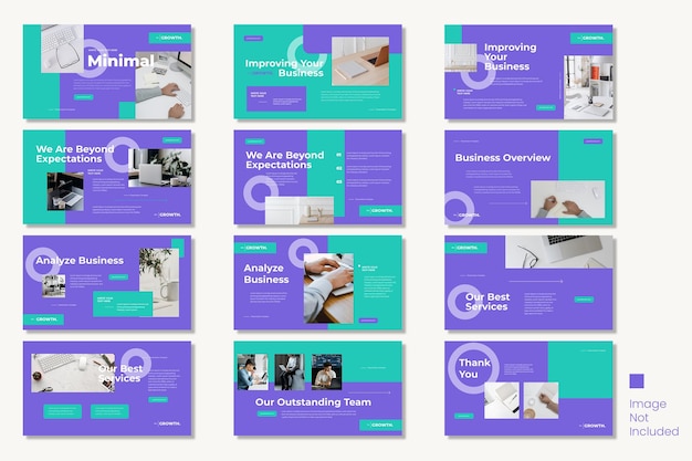 Modern business presentation template