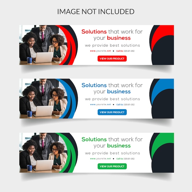 PSD banner web moderno business