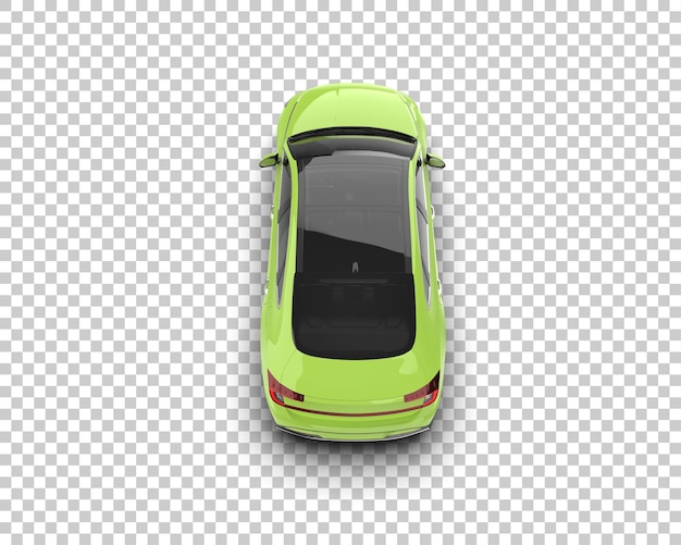 PSD auto moderna isolata sullo sfondo illustrazione di rendering 3d