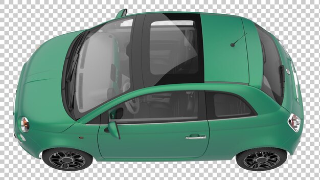 PSD auto moderna isolata su sfondo trasparente 3d rendering illustrazione