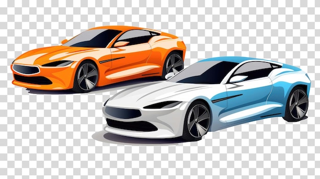 PSD modern car png on transparent background