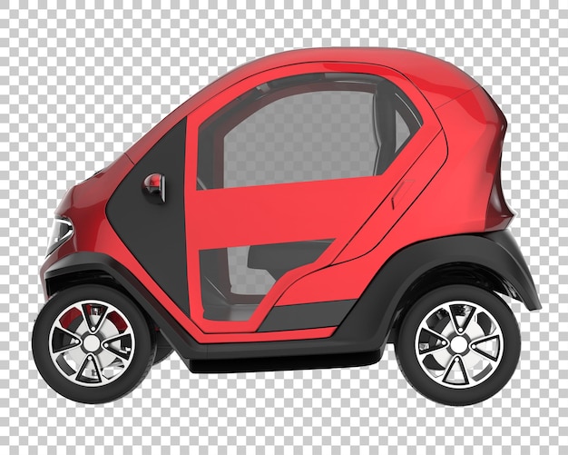 Auto moderna su sfondo trasparente. rendering 3d - illustrazione