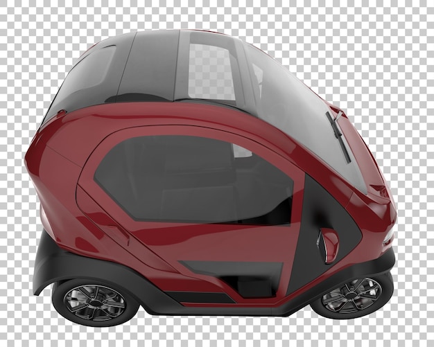 Modern car on transparent background. 3d rendering - illustration