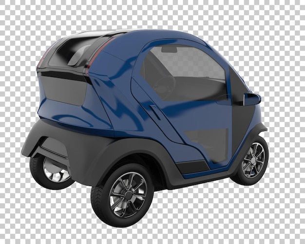 Auto moderna su sfondo trasparente. rendering 3d - illustrazione