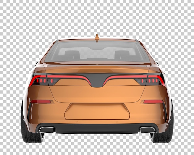 PSD auto moderna su sfondo trasparente. rendering 3d - illustrazione