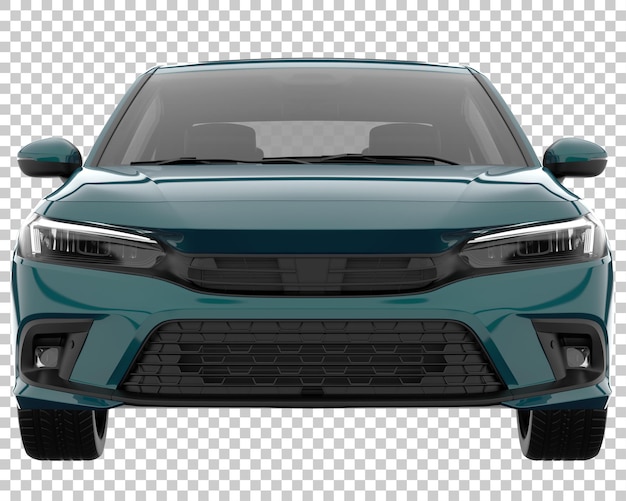 PSD auto moderna su sfondo trasparente. rendering 3d - illustrazione