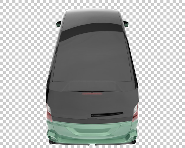 PSD auto moderna su sfondo trasparente. rendering 3d - illustrazione