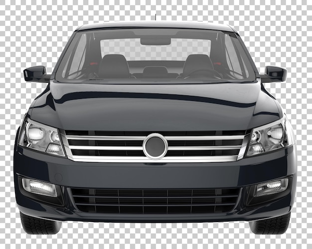 PSD auto moderna su sfondo trasparente. rendering 3d - illustrazione