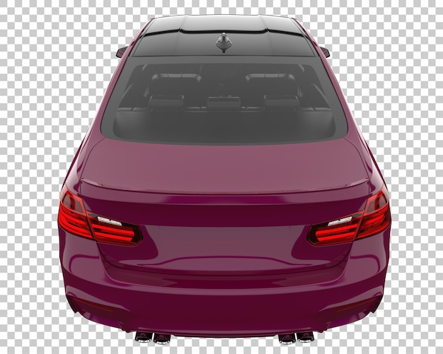 PSD auto moderna su sfondo trasparente. rendering 3d - illustrazione