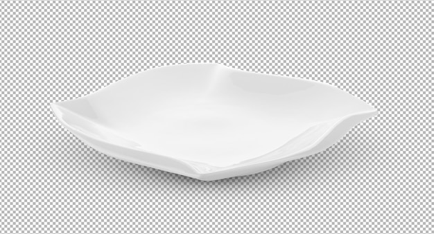 Modern ceramic plate on alpha layer