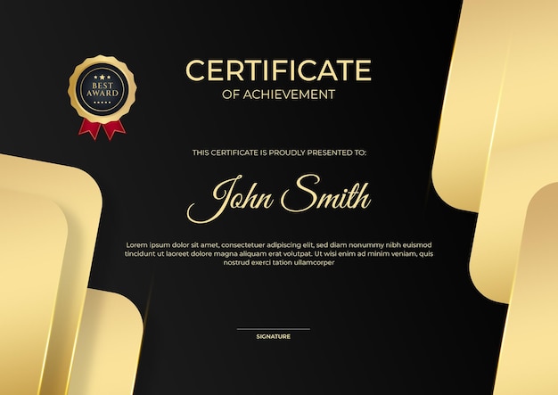 Modern certificate template of appreciation, suit for medical certificate, education, webinar