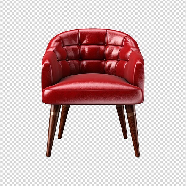 PSD modern chair isolated on transparent background png