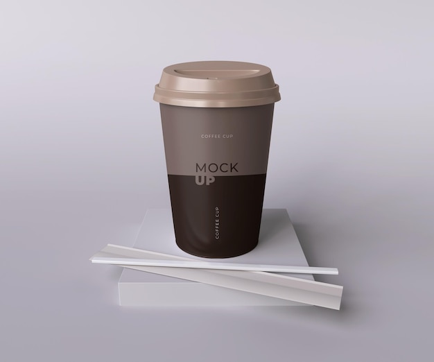 Mockup moderno della tazza di caffè