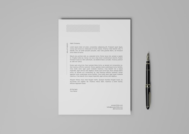 Modern company letterhead