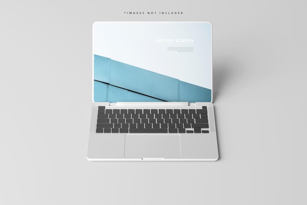 Mockup di schermo per laptop di concetto moderno