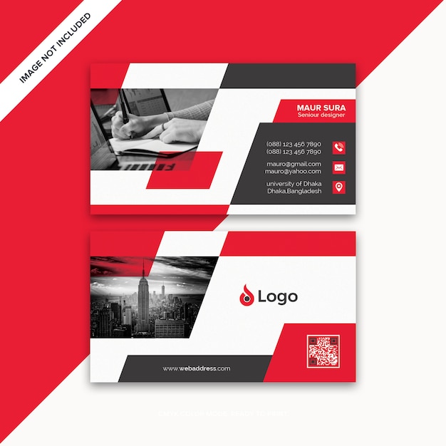 Modern corporate business card