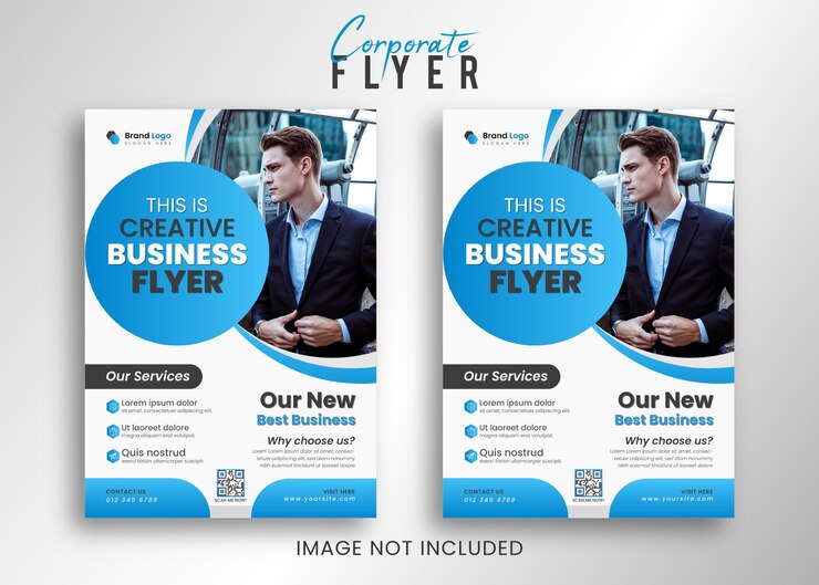 Modern Corporate Business Flyer Template Design for social media