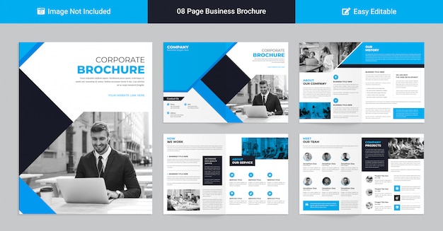 Modern corporate profile template for business presentation