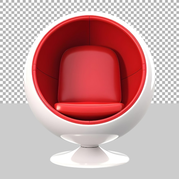 Modern Couch Chair on Transparent background Ai Generated