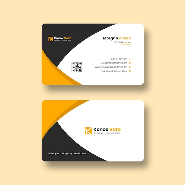 modern and creative business card design template