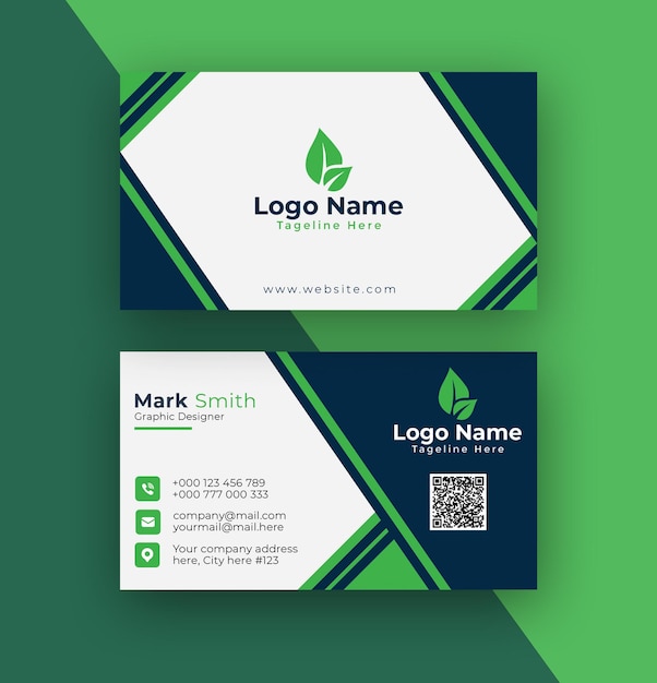 Modern creative business card template design