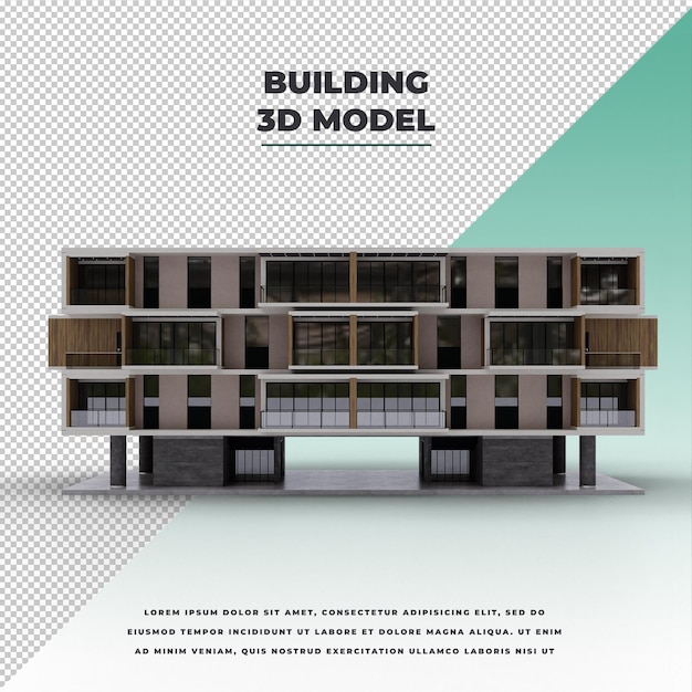 modern design building apartment