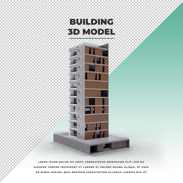 modern design building apartment