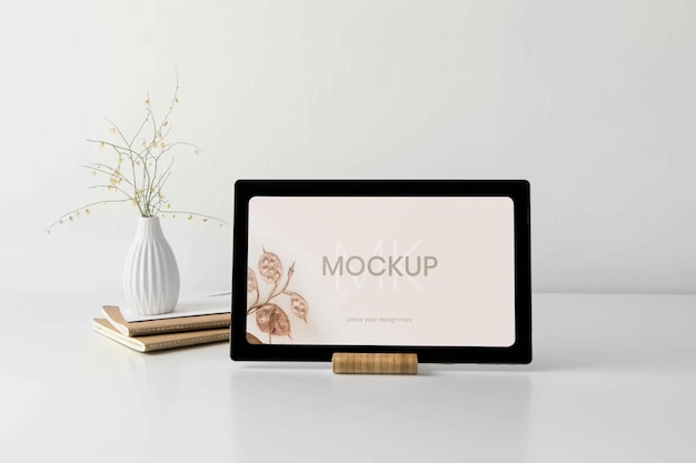 PSD modern device mock-up arrangement