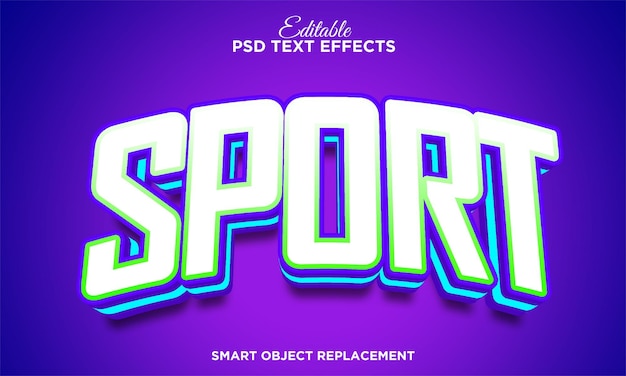 PSD modern e-sport text effect