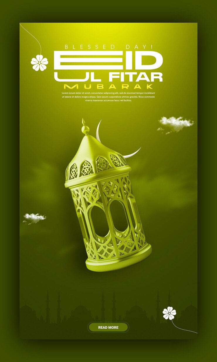 Modern Eid Ul Fitr Facebook Story Template Free PSD