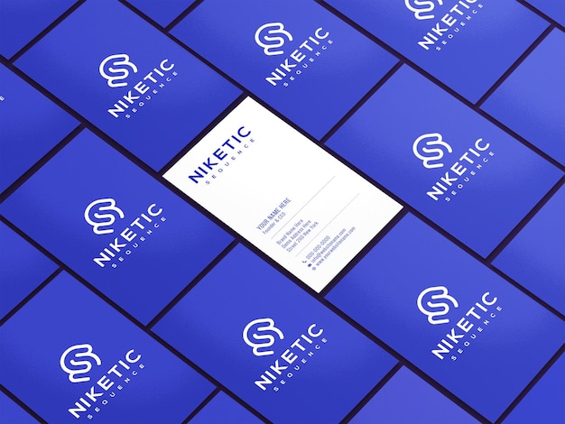 Modern and elegant business card mockup