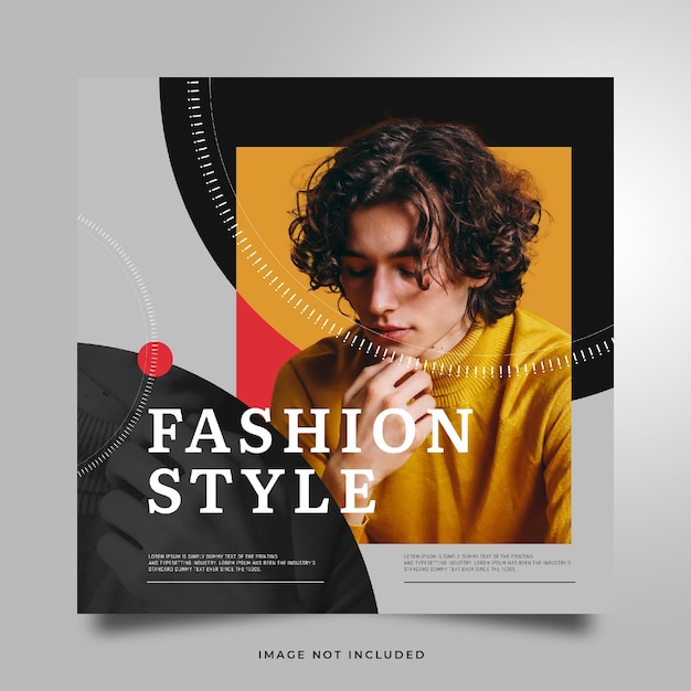 PSD modern fashion social media instagram post template