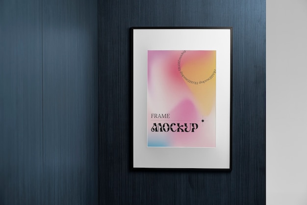 PSD modern frame mockup design