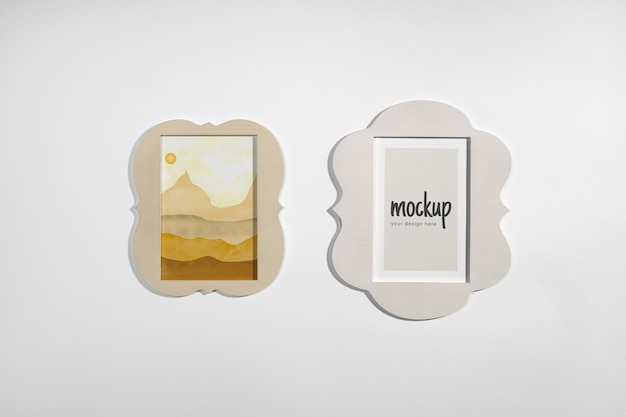 Modern frame ontwerp mockup