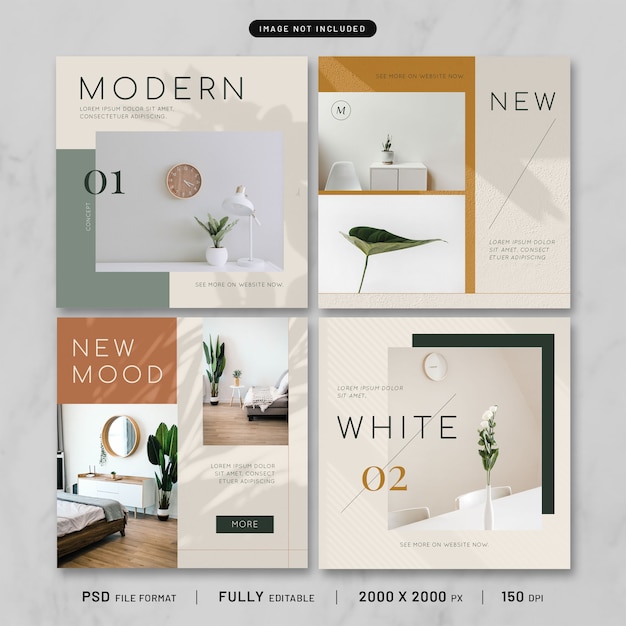 modern furniture post template collection