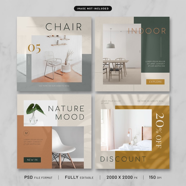 modern furniture post template collection