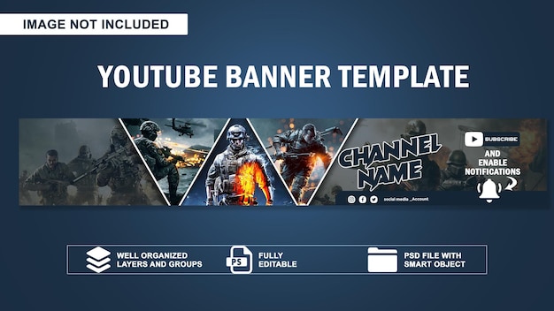 TOP GAMING  BANNER TEMPLATE