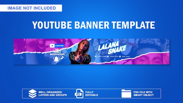 Premium PSD  Modern gaming  banner template