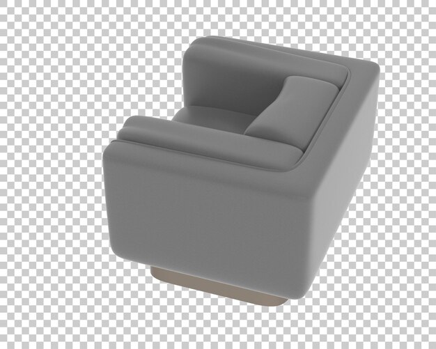 modern gray armchair