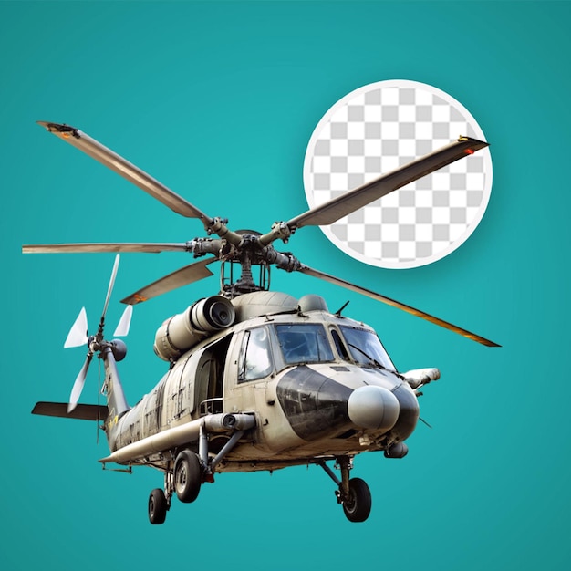 PSD 透明な背景に隔離された近代的なヘリコプター 3dレンダリングイラスト