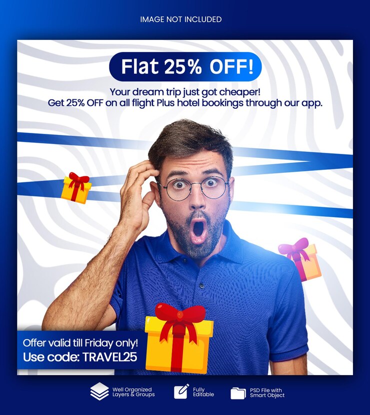 Modern Holiday amp Vacation Promotion Flyer Template
