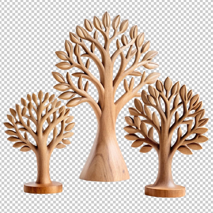 PSD modern home d cor showpiece on transparent background