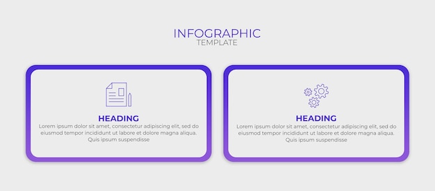 Modern Infographic Template with Minimal Design for Business Use