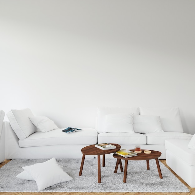 modern interior design of living room