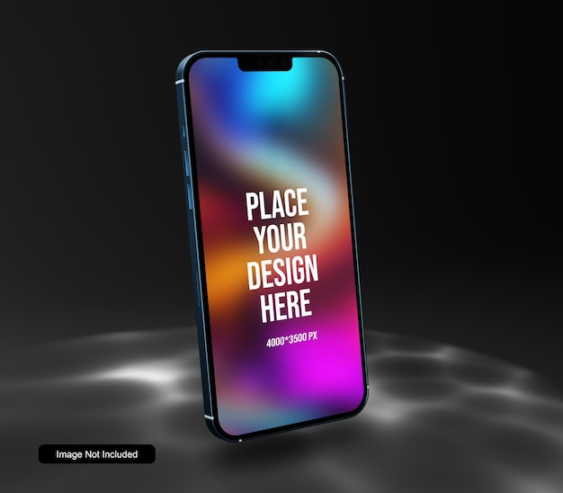 A modern of iPhone mockup PSD template